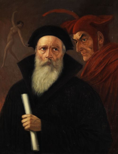 A Devilish Pact. A studio version of Gounod’s “Faust”